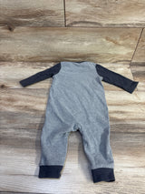 Cat & Jack Center Of Attention Coverall Grey sz 3-6m