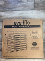 Evenflo Position & Lock farmhouse collection baby gate for 6-24 months, standard width 26-42 in