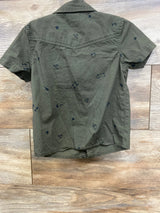 Art Class Button Up Shirt Olive sz 2T