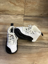 Jordan 12 Retro Taxi Flip White Sneakers sz 7c