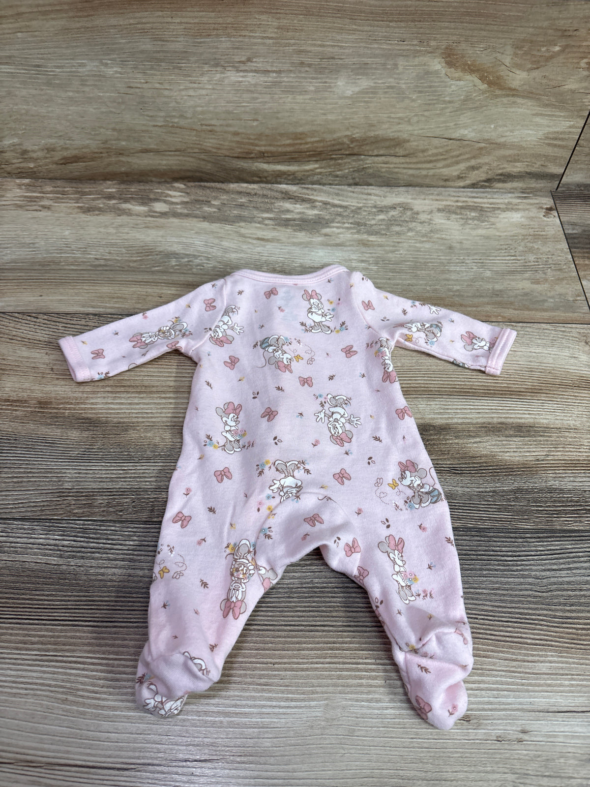 Disney Baby Minnie Mouse Sleeper Pink sz Preemie