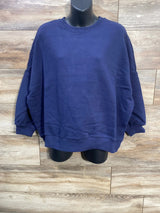 NEW Gap Maternity Crewneck Navy Sweatshirt sz Large