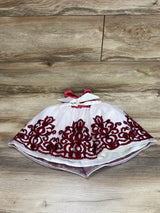 American Princess Velvet Dress Red sz 18m