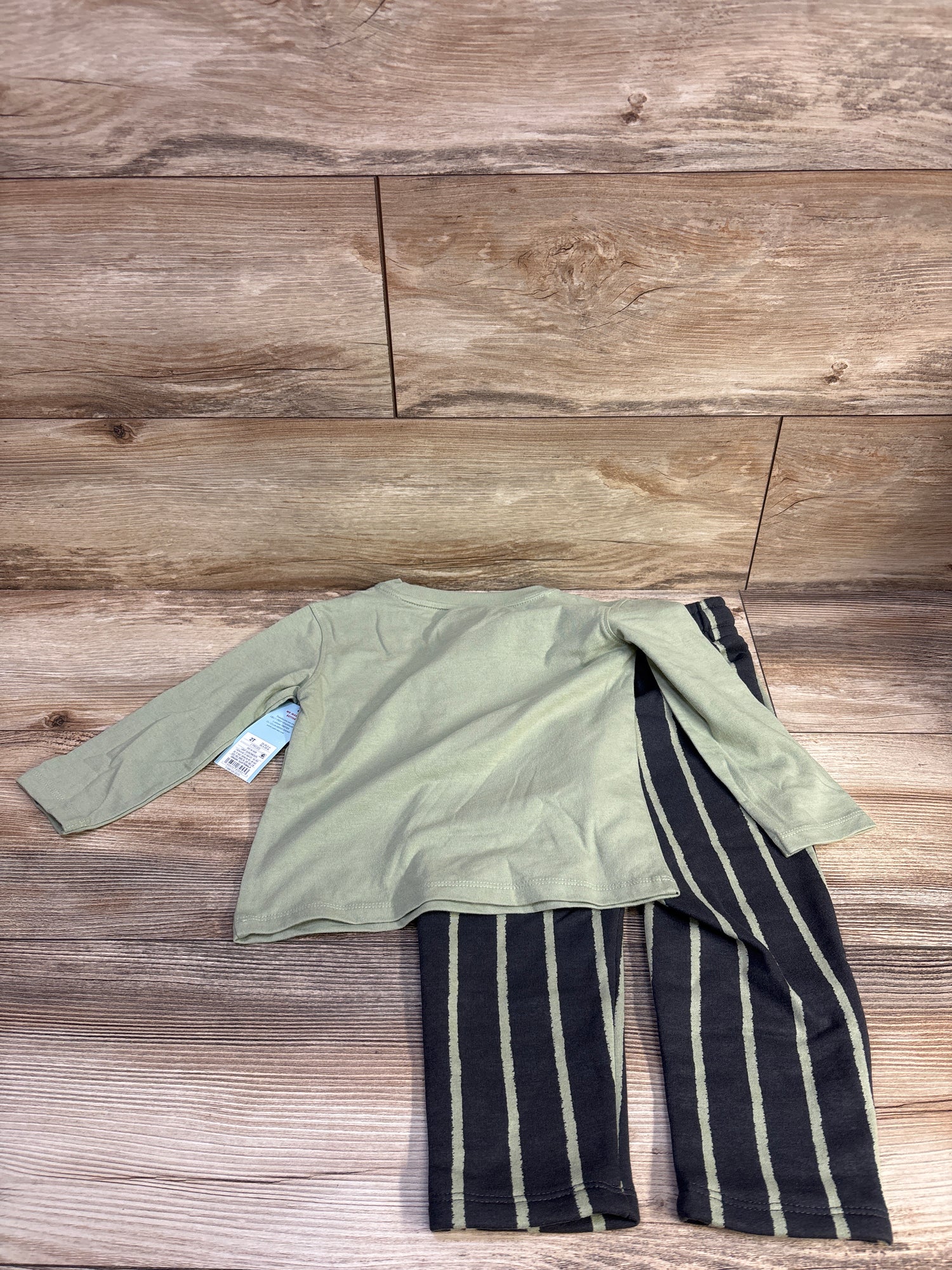 NEW Cat & Jack So Franken Cool 2pc Set Green sz 2T