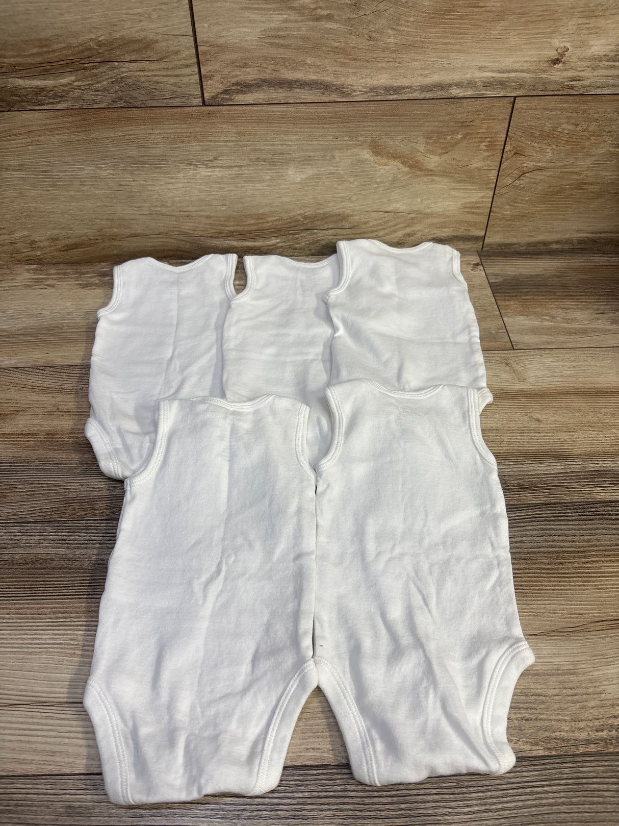Carter's 5pk Tank Bodysuits White sz Newborn