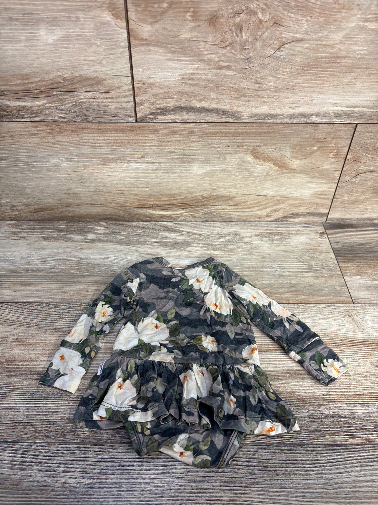 Gigi & Max Bamboo Tutu Bodysuit Floral Camo sz 3m