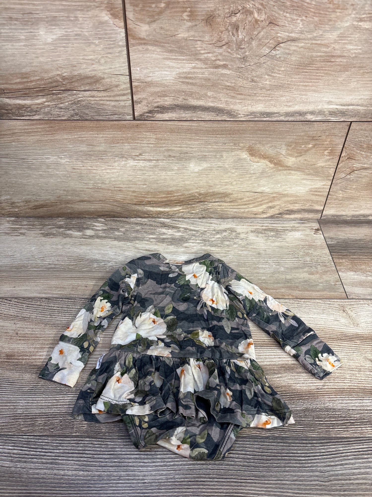 Gigi & Max Bamboo Tutu Bodysuit Floral Camo sz 3m