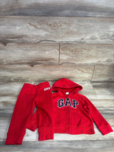 Baby Gap Full Zip Jacket & Joggers Red sz 2T