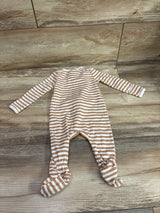 Cloud Island Striped Sleeper Brown sz 0-3m
