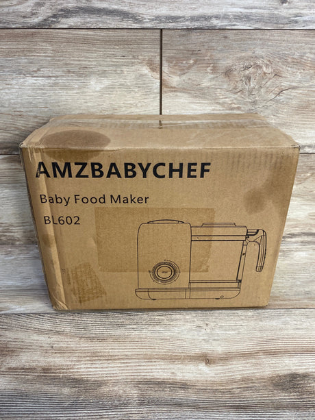 NEW AMZBABYCHEF 4 in 1 Baby Food Processor, White - Me n Mommy To Be