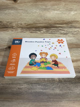 NEW 4 Pack Wooden Jigsaw Puzzles, Princess Theme - Me n Mommy To Be