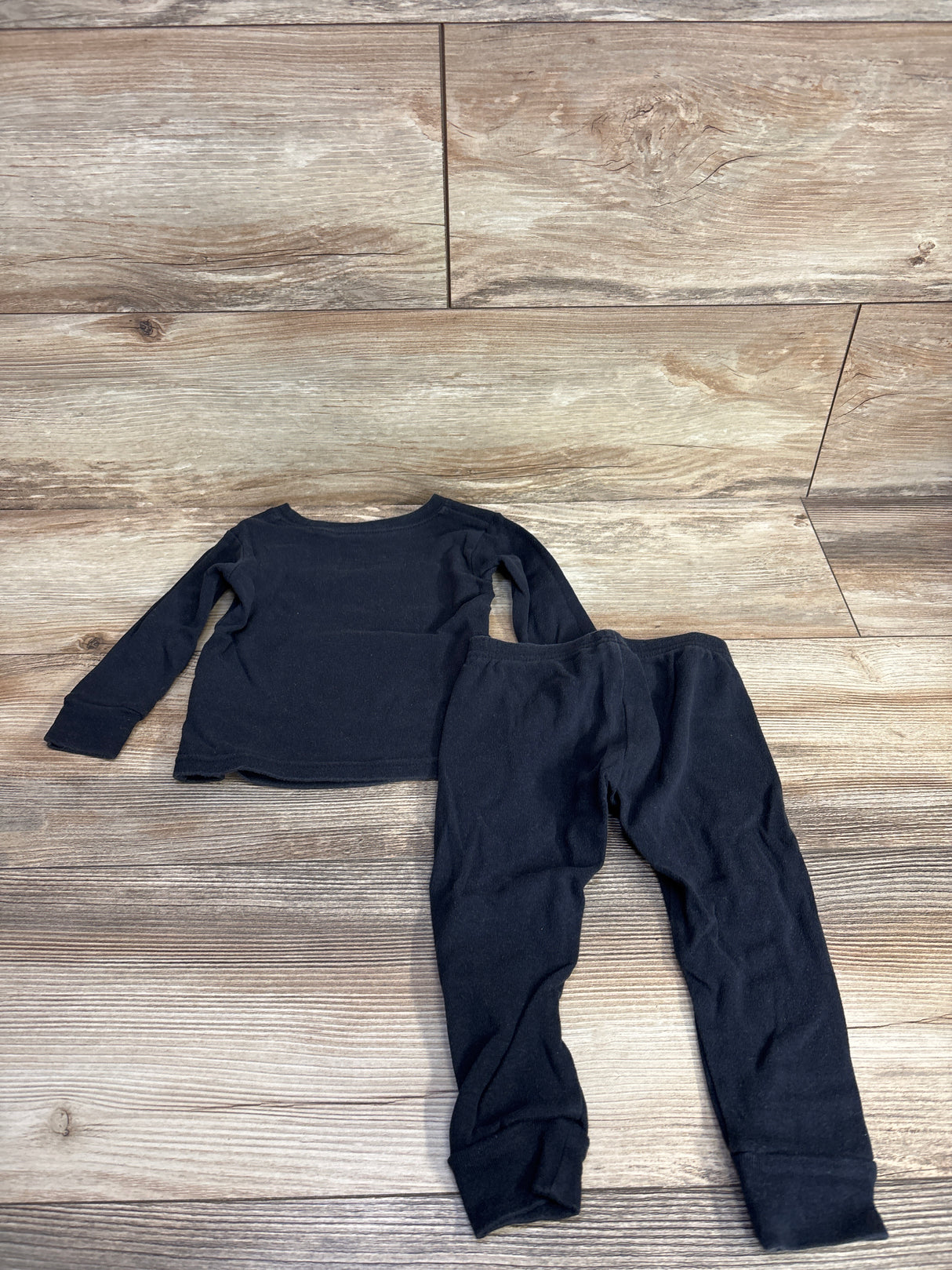 Carter's 2pc Skeleton Shirt & Pants Pajama Set Black sz 18m