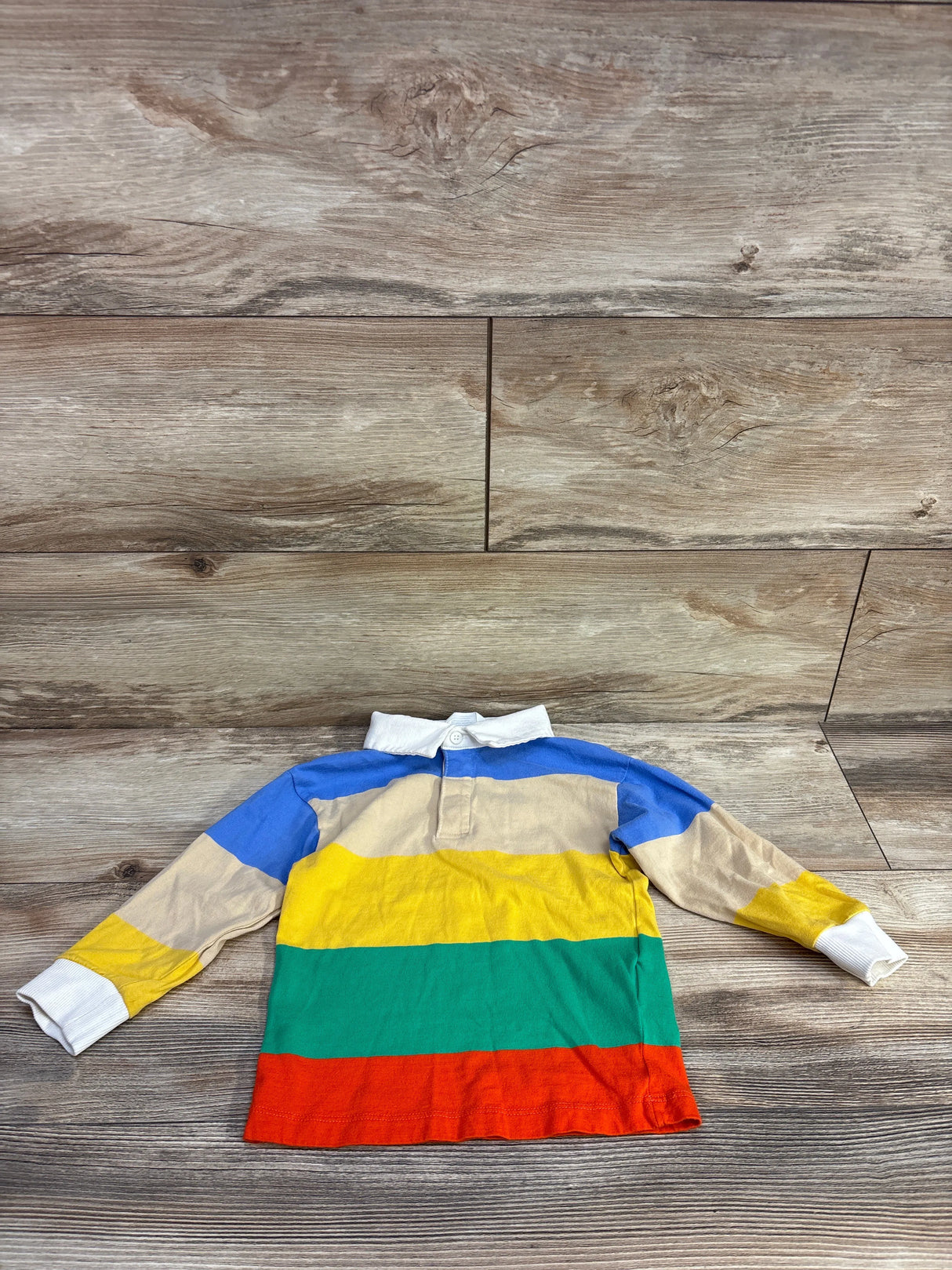 H&M Striped Rugby Shirt sz 2T