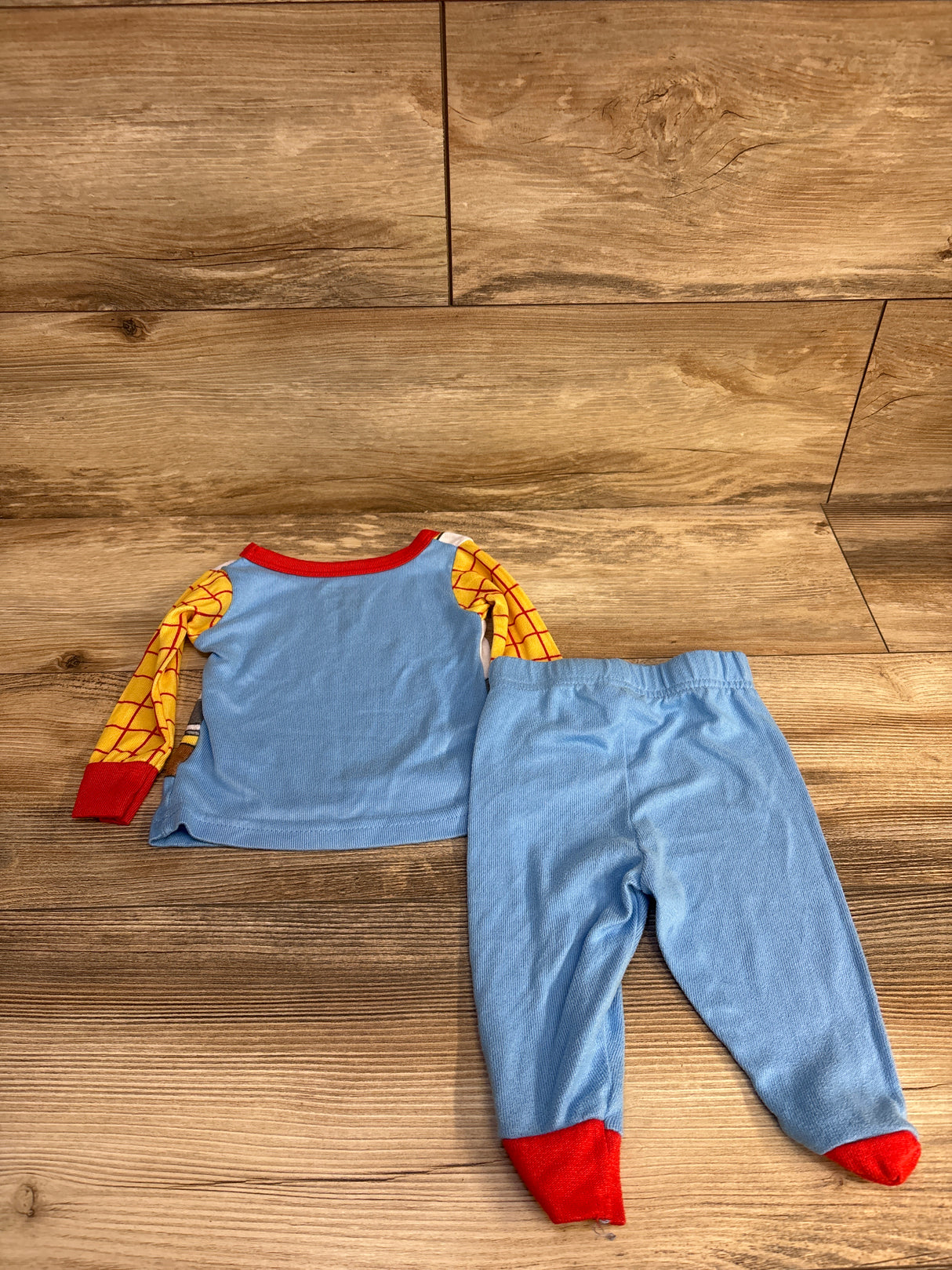 Disney Pixar Toy Story 2pc Woody Pajama Set Yellow sz 12m
