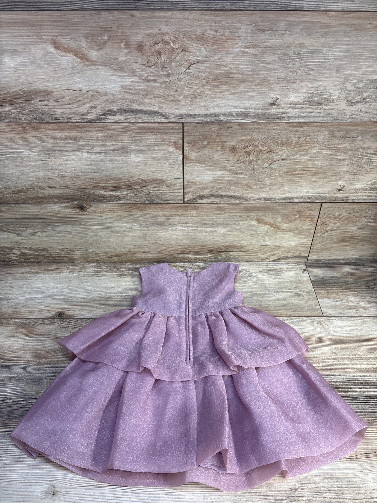 B By Bonnie Jean Tiered Party Dress Purple sz 2T