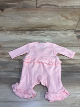 Three Sisters Ruffle Coverall Pink sz Newborn