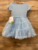 NEW Bluey Ribbed Tulle Dress Light Blue sz 4T