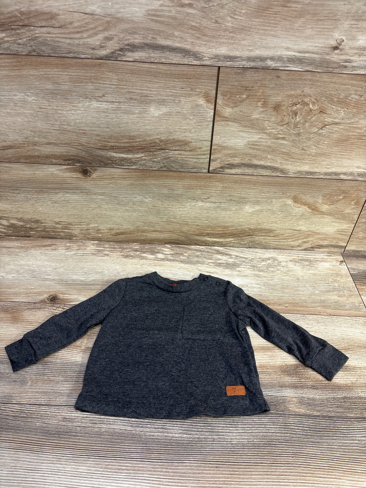 7 For All Mankind Long Sleeve Shirt Grey sz 12m