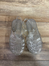 Kidsun Fisher Man Jelly Sandals Clear Glitter sz 9c