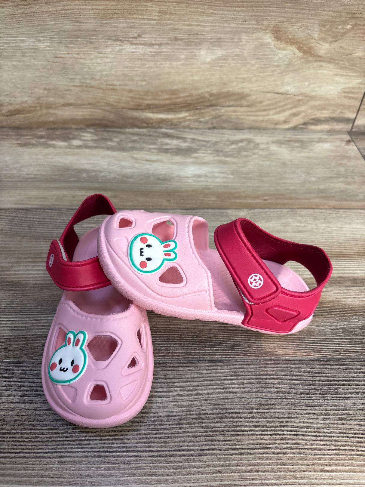 Cheerful Mario Clogs Pink sz 11/12c