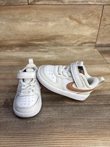 Nike Court Borough Low 2 TD 'White Metallic Red Bronze' Sneakers sz 5c