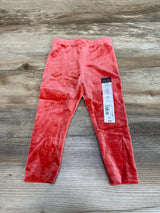 NEW Okie Dokie Velour Tokyo Red Leggings sz 9M