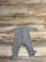 Carter's Waffle Knit Sports Sleeper Grey sz 6m