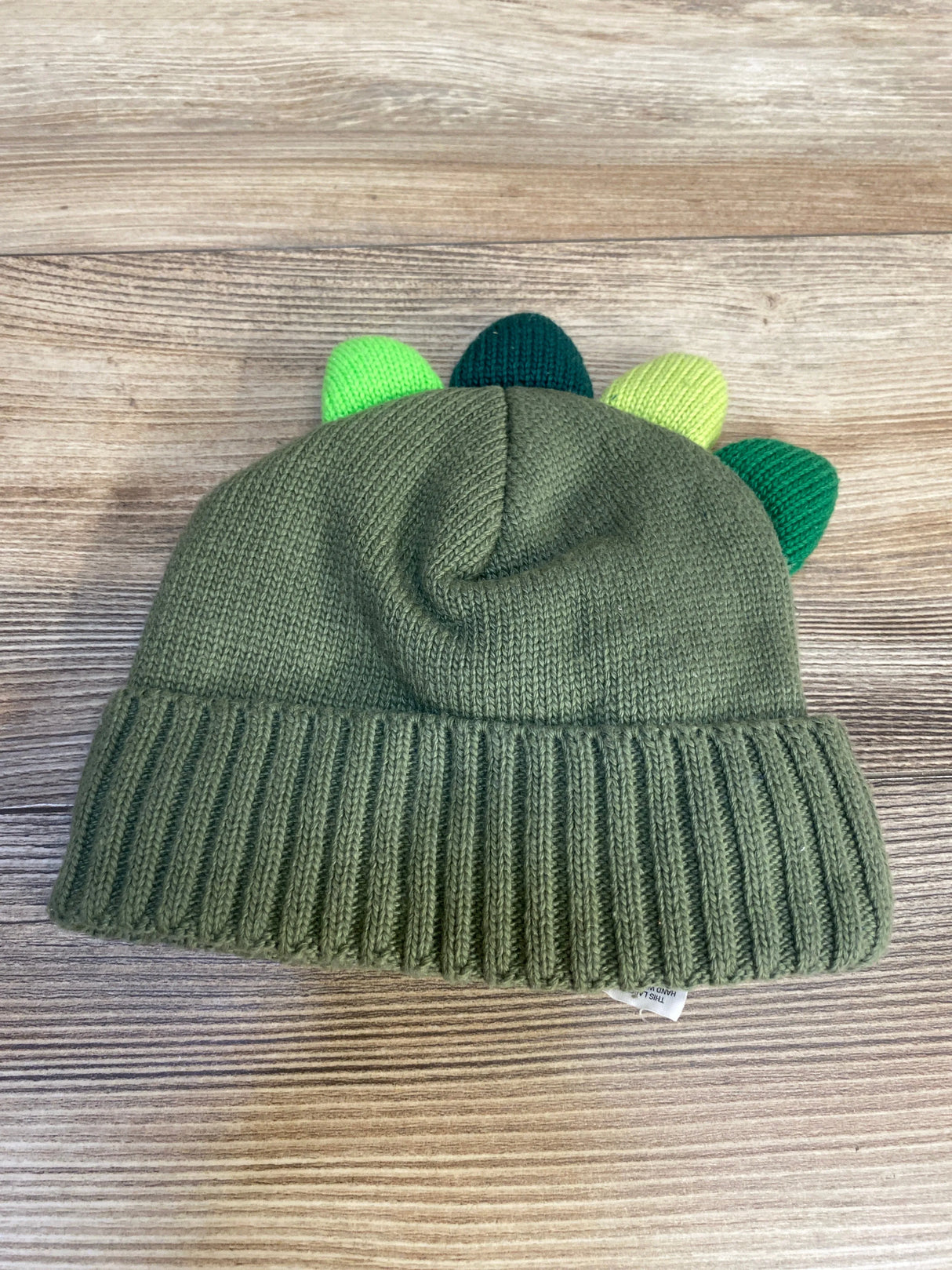 Cat & Jack Dino Knit Beanie Green sz 12-24m
