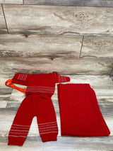 Pepito 5pc Sweater Set Red sz 3m