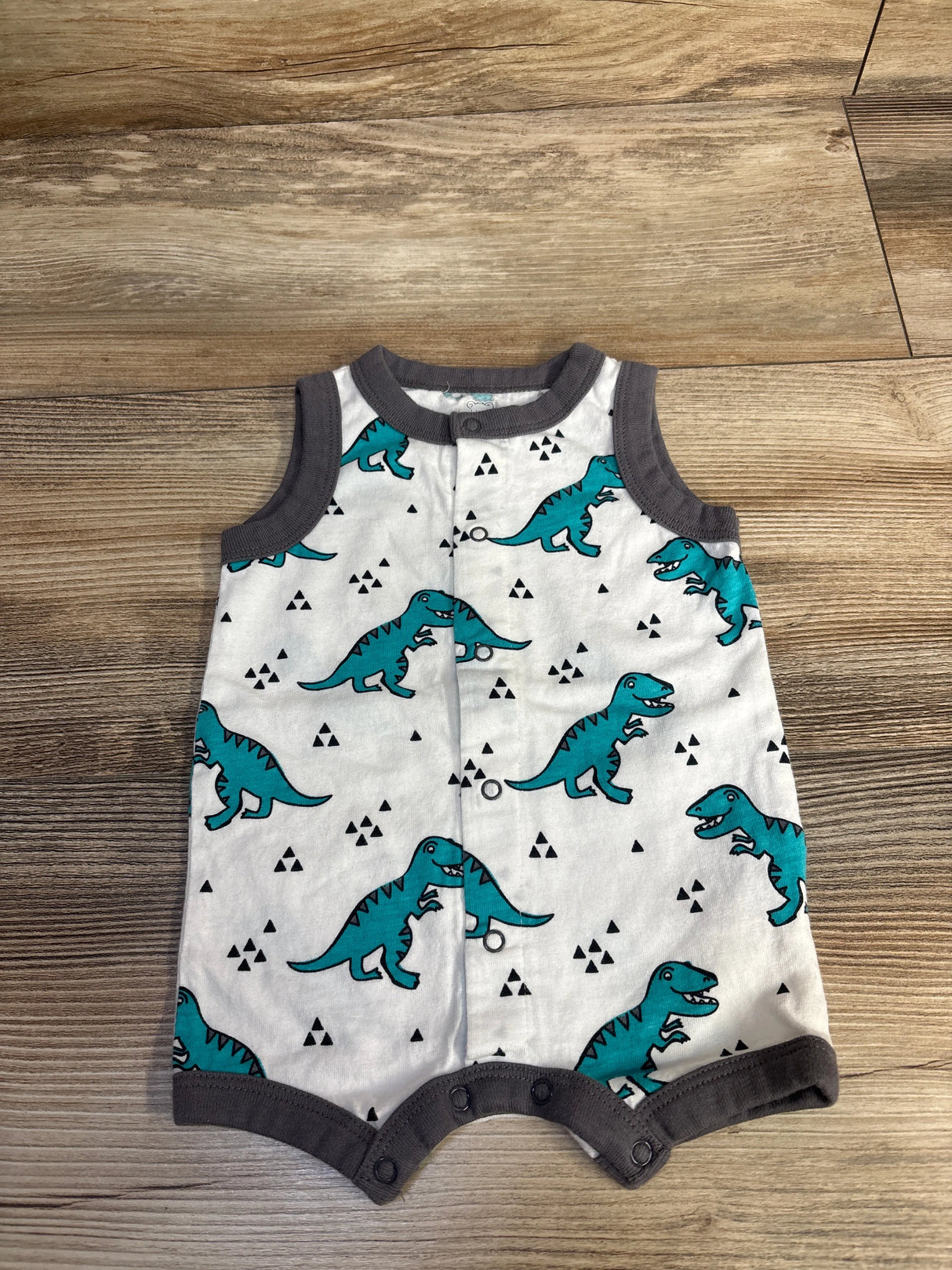 Koala Baby Tank Shortie Romper White sz 0-3m