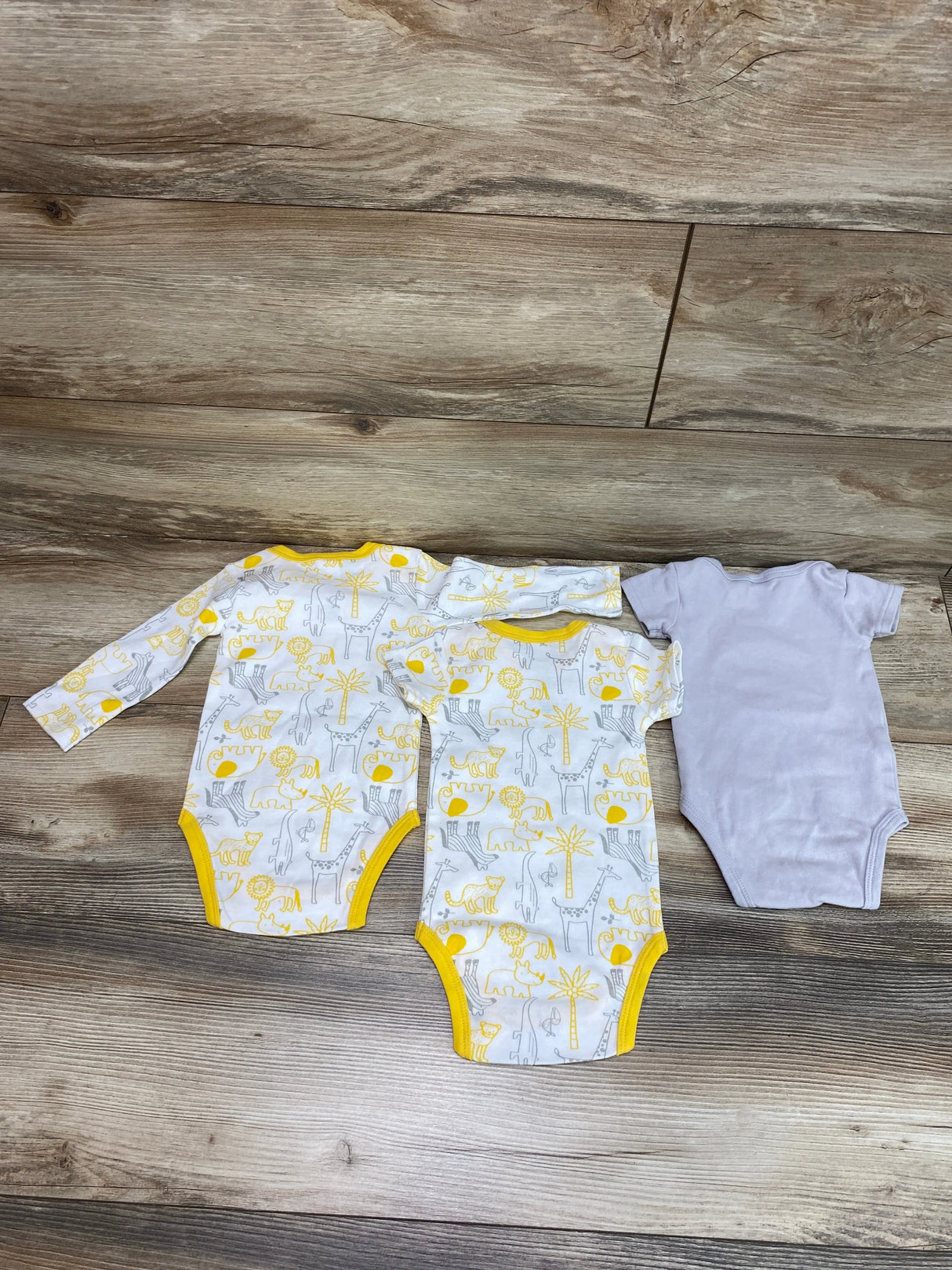 The Peanutshell 3pk Bodysuits White sz 0-3m