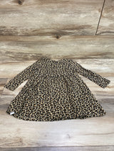 Old Navy Henley Leopard Print Dress Beige sz 2T