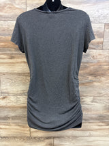 SmallShow Side Ruched Maternity Shirt Grey sz Large