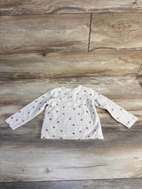 Focus Mushroom Print Long Sleeve Shirt Taupe sz 24m
