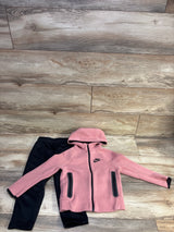 Nike 2pc Sportswear Tech Fleece Jacket & Dri-Fit Joggers Pink sz 4T