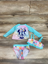 Disney Junior Blue 3pc Minnie Mouse Rashguard Set sz 18m - Me 'n Mommy To Be