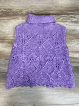 Zara Turtle Neck Sweater Vest Purple sz 18-24m