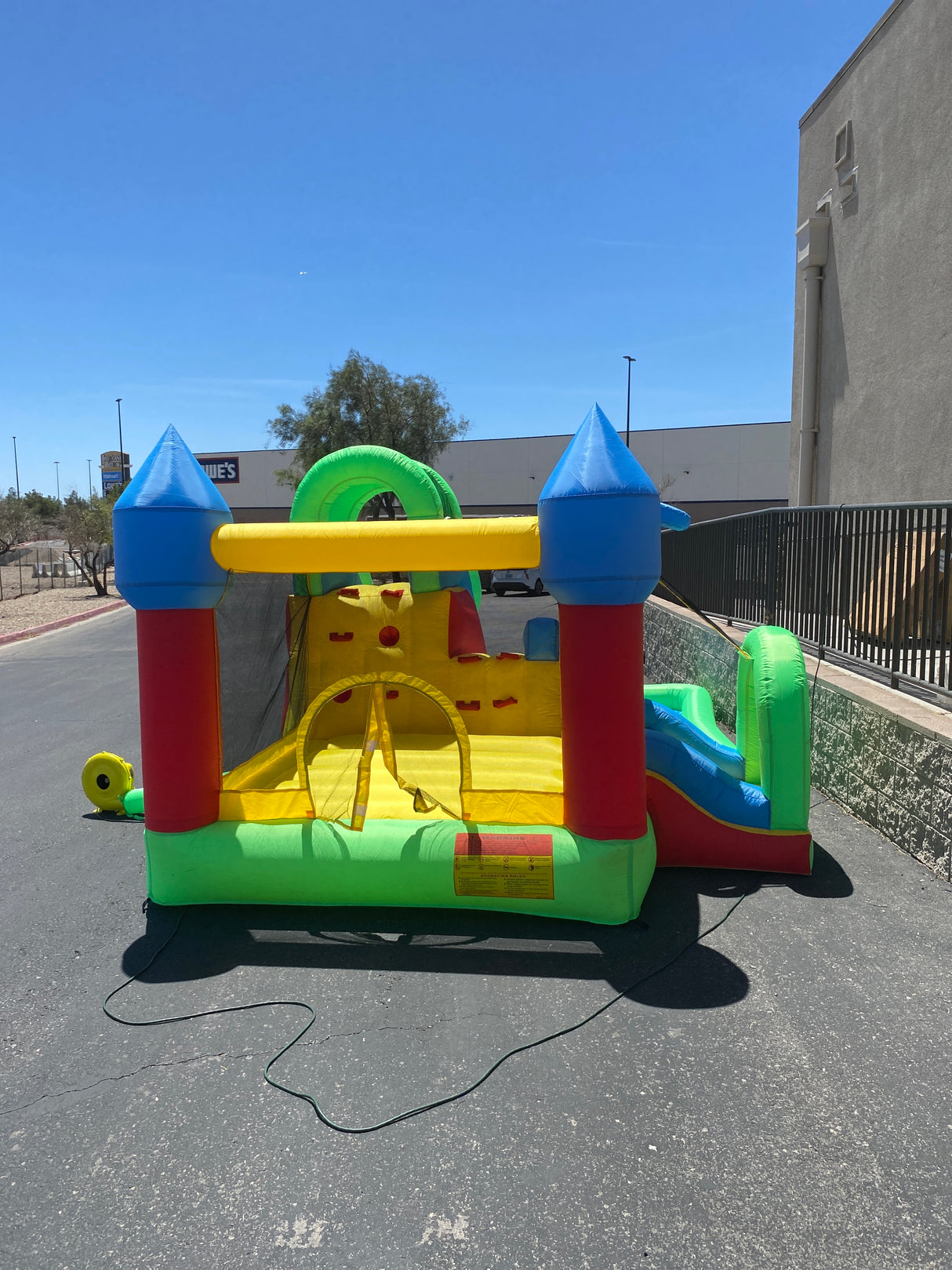 Bounce House with Water Slide and Air Blower