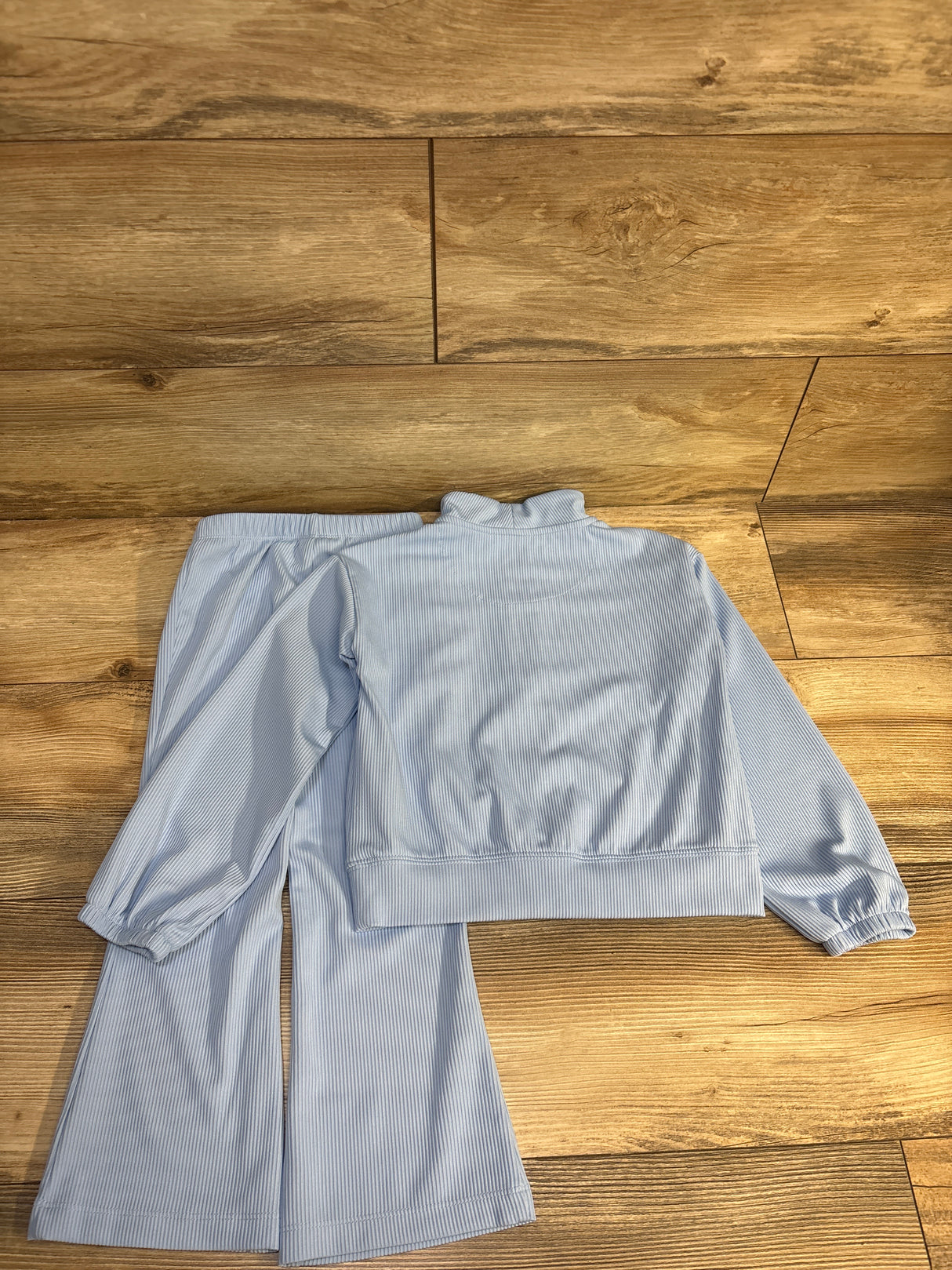 Nike 2pc Ribbed Half-Zip Jacket & Flare PantsSet Blue sz 4T