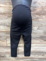 Isabel Maternity Crossover Panel Leggings Black sz Medium