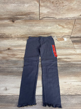 NEW Grayson Mini Waffle Knit Lettuce Trim Pants Grey sz 5T