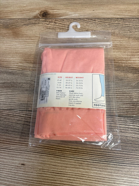 NEW Cat & Jack Footless Tights Pink sz 4-6 - Me n Mommy To Be