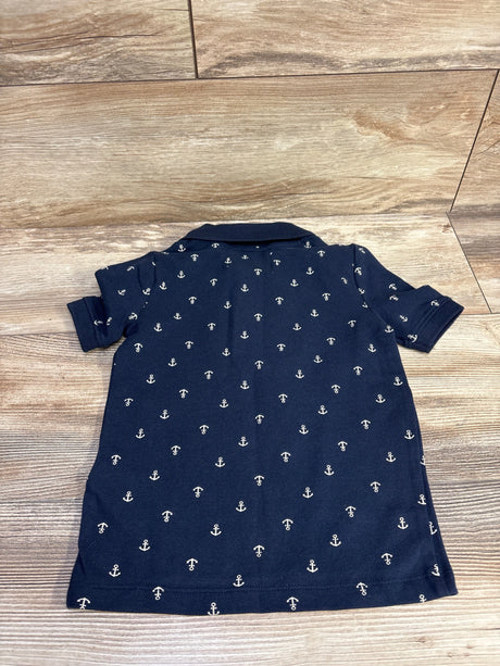 Old Navy Anchor Print Polo Shirt Navy sz 3T - Me n Mommy To Be