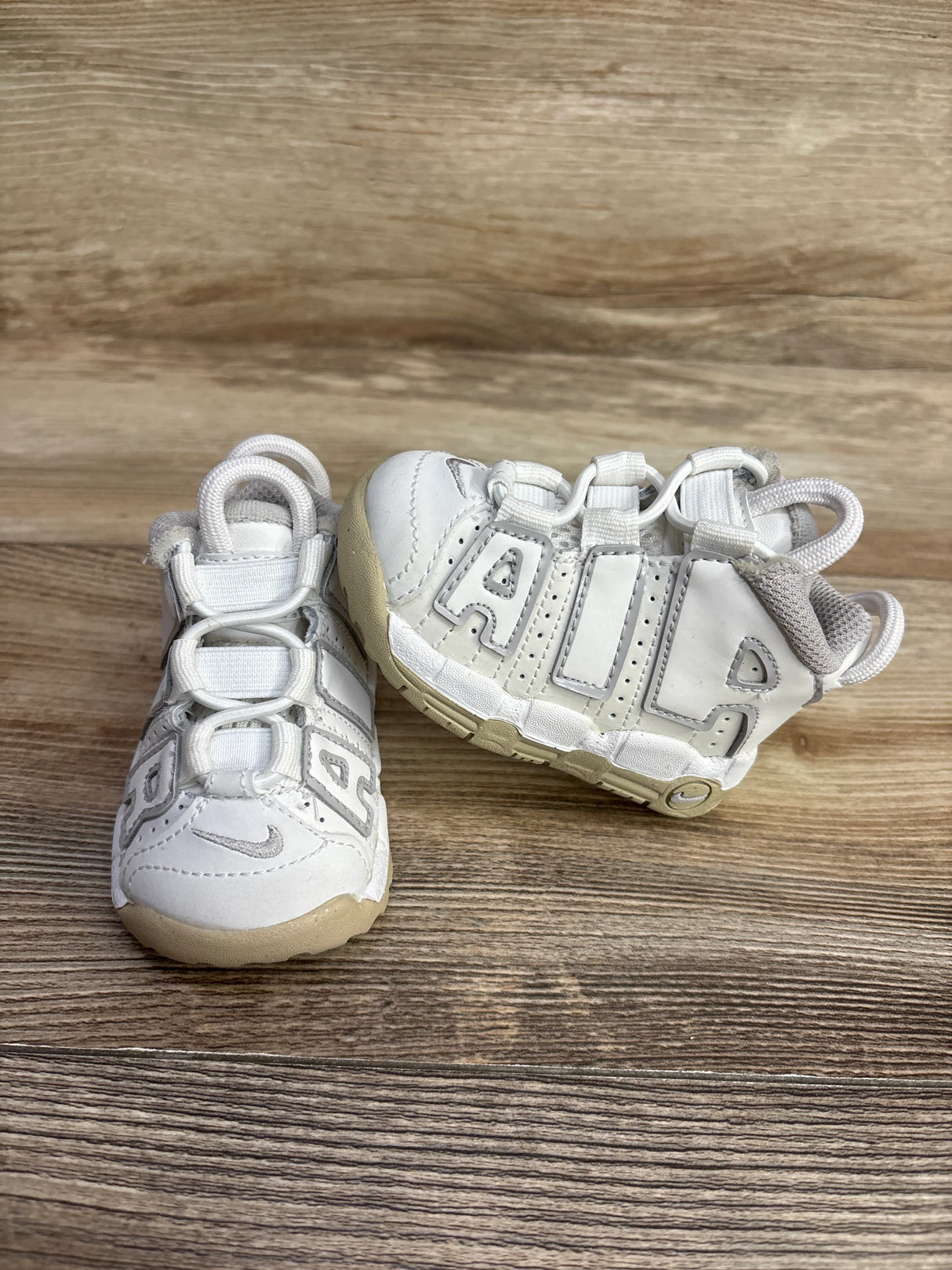 Nike Air More Uptempo TD 'Phantom Sand Drift' Sneakers sz 3c