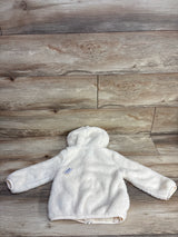 Old Navy Faux-Fur Critter Zip Hoodie Ivory sz 3T