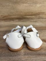 NWOT Janie & Jack Leather Bow Sandals White sz 4c