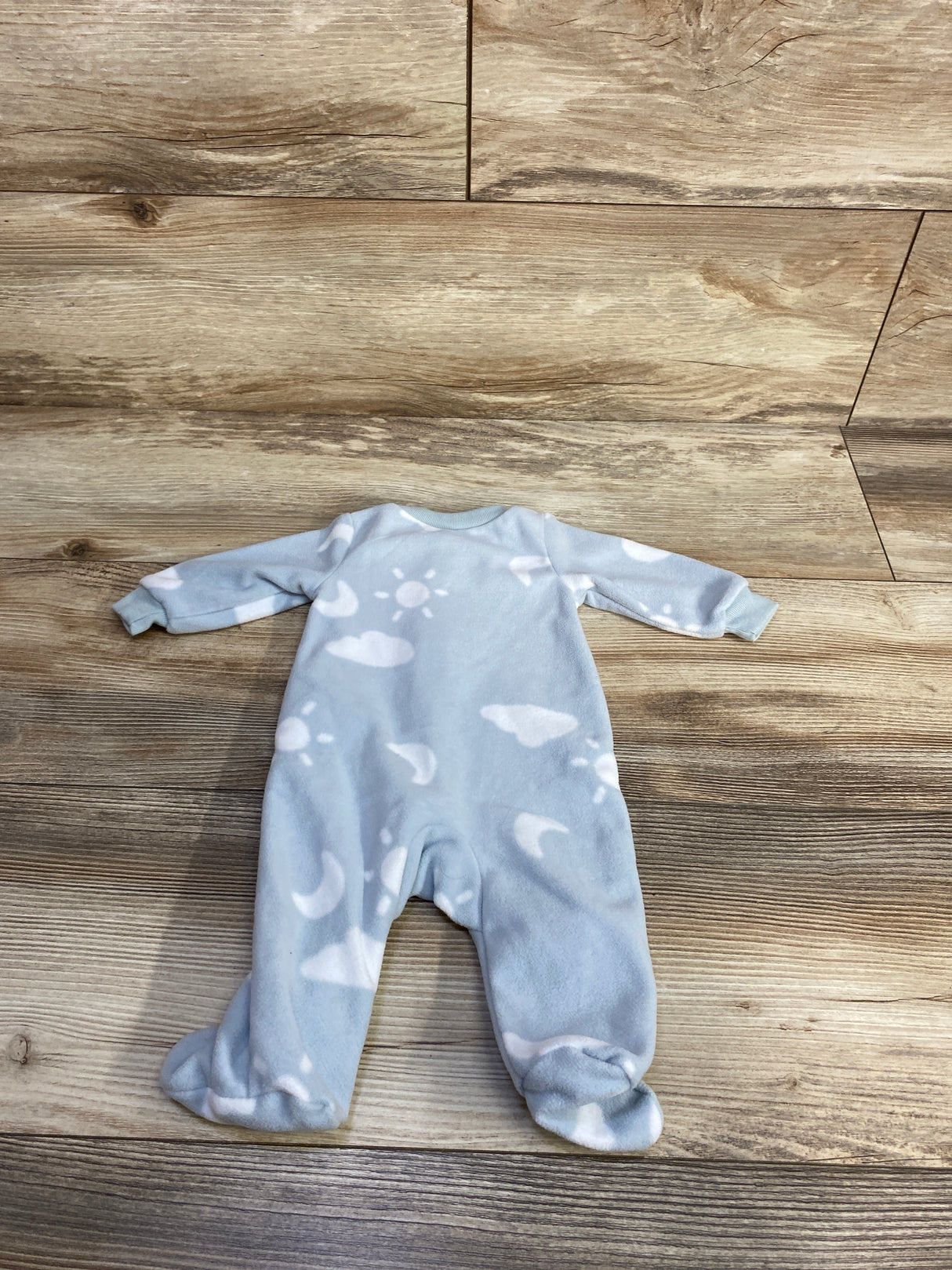 Carter's Sky Blanket Sleeper Light Blue sz Newborn