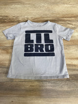 Children's Place Lil Bro Shirt Grey sz 3T