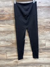 Time and Tru Maternity Over Belly Active Leggings Black sz Medium