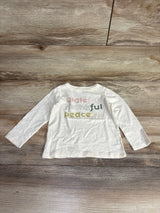 Little Co Grateful Shirt Ivory sz 12m